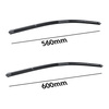 Balais d'essuie-glace de pare-brise adaptés pour Honda Odyssey Monospace (03.2000-10.2003) - balais plat