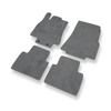 Tapis de Sol Velours adapté pour Mercedes-Benz Classe A W169 Hayon (2004-2012) - Premium tapis de voiture - gris