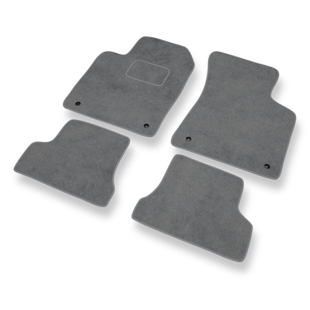 Tapis de Sol Velours adapté pour Audi TT I 8N (1998-2006) - Premium tapis de voiture - gris