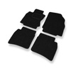 Tapis de Sol Feutres adapté pour Nissan Note E11 (2004-2013) - tapis de voiture - noir