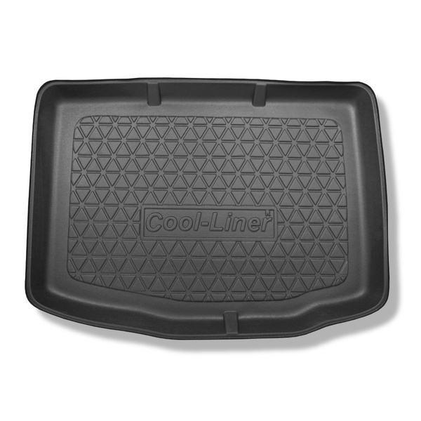 Tapis de coffre adapté pour Audi A1 8X Hayon, Sportback (09.2010-05.2018) - bac de coffre - protection de coffre voiture - coffre inférieur