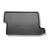 Tapis de coffre adapté pour Ford Transit Custom L2 Van (01.2013-....) - bac de coffre - protection de coffre voiture - derrière troisième rangée de sièges