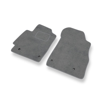 Tapis de Sol Velours adapté pour Mazda 2 II (2007-2014) - Premium tapis de voiture - gris