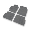 Tapis de Sol Velours adapté pour Mazda 323 VI (1998-2003) - Premium tapis de voiture - gris