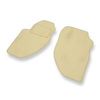 Tapis de Sol Velours adapté pour Alfa Romeo 166 I (1998-2003) - Premium tapis de voiture - beige