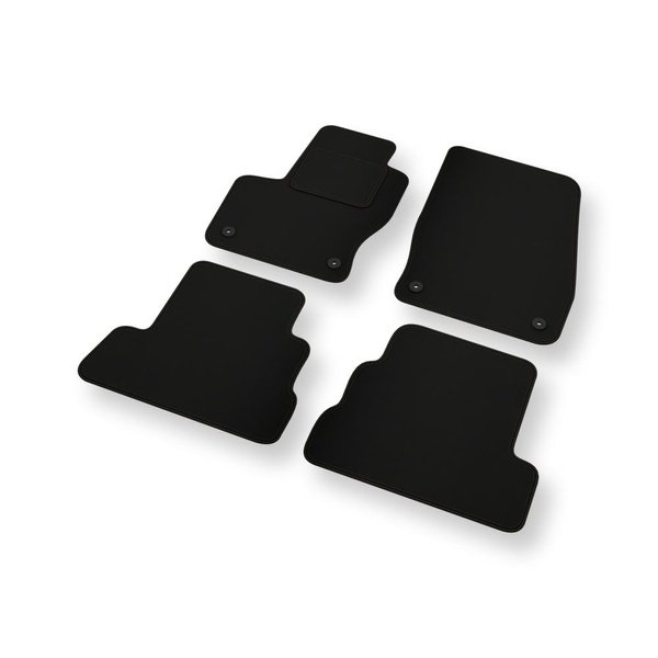 Tapis de Sol Feutres adapté pour Ford Kuga II SUV (2013-2019) - tapis de voiture - noir