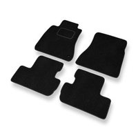 Tapis de Sol Velours adapté pour Lexus IS II XE20 (2005-2012) - Premium tapis de voiture - noir