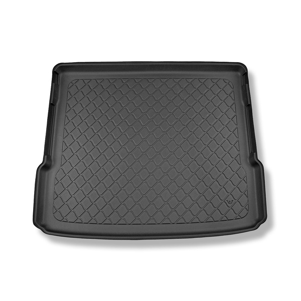 Tapis de coffre adapté pour Mercedes-Benz GLB X247 SUV (11.2019-....) - bac de coffre - protection de coffre voiture - 5 places; coffre supérieur; plancher amovible en la position la plus basse; 7 places - 3me rangée abaissée