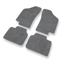 Tapis de Sol Velours adapté pour Fiat Tipo I (1988-1995) - Premium tapis de voiture - gris