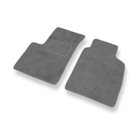 Tapis de Sol Velours adapté pour Fiat Panda II (2003-2012) - Premium tapis de voiture - gris