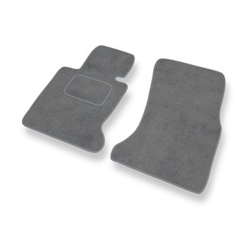 Tapis de Sol Velours adapté pour BMW 7 IV E65/E66 (2001-2008) - Premium tapis de voiture - gris