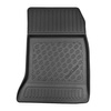 Kit tapis de coffre et tapis de voiture TPE PREMIUM pour: Mercedes-Benz CLA C117 Shooting Brake (01.2015-08.2019) - cavité droite amovible dans les modèles avec filet latéral