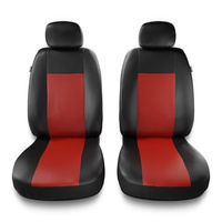 Housses de siège avant adaptées pour BMW X6 E71, E72, F16 (2008-2019) - housse siege voiture universelles - couverture siege conducteur - 2CM-RD