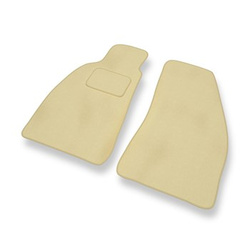 Tapis de Sol Velours adapté pour Alfa Romeo GTV Coupé (1995-2006) - Premium tapis de voiture - beige