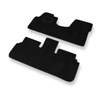 Tapis de Sol Velours adapté pour Fiat Ulysse I Monospace (1994-2002) - Premium tapis de voiture - noir