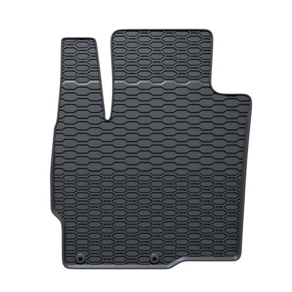 Tapis de sol en caoutchouc adapté pour Citroen C-Crosser SUV (2007-2012) - tapis de voiture - noir - 4 pcs.