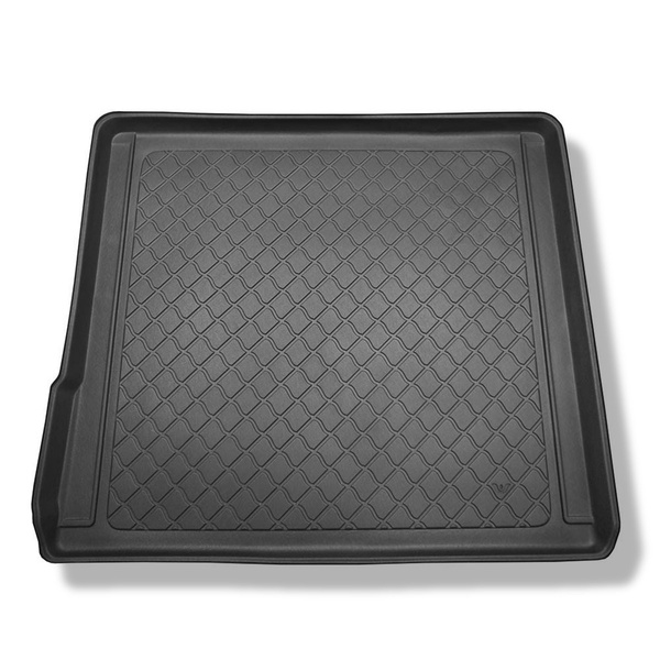 Tapis de coffre adapté pour BMW X5 F15 SAV (10.2013-10.2018) - bac de coffre - protection de coffre voiture - 5/7 places; 3e rangée abaissée