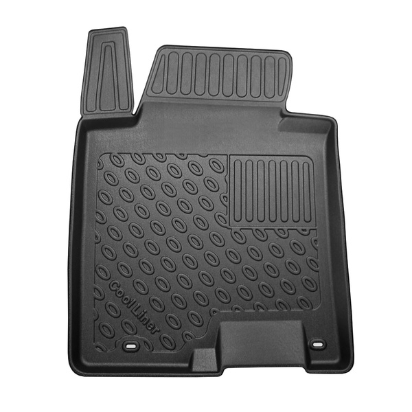 Tapis de sol en TPE adapté pour Kia Ceed II Break (09.2012-08.2018) - tapis de voiture - noir