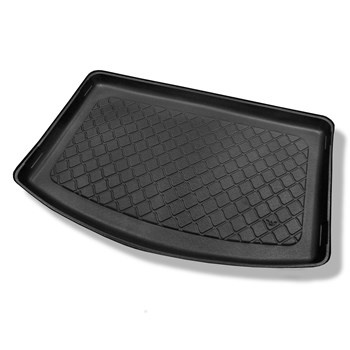 Tapis de coffre adapté pour Kia Rio IV YB Hayon (02.2017-....) - bac de coffre - protection de coffre voiture - coffre inférieur; modèles sans plancher amovible du coffre; non pour version hybride