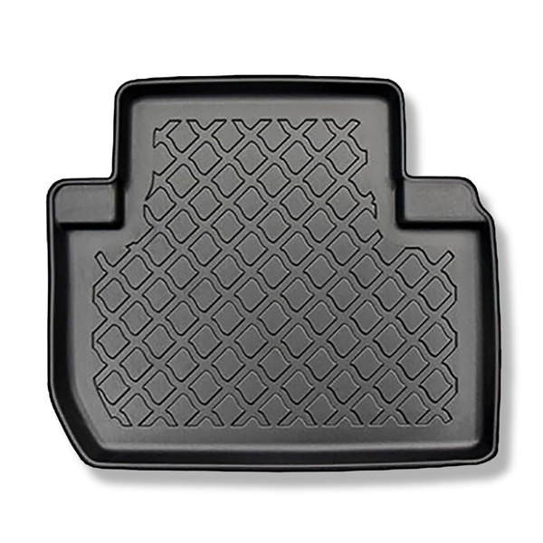Tapis de sol en TPE adapté pour Mitsubishi Outlander III SUV (09.2012-10.2021) - non pour version hybride; sans la troisième rangée de sièges - tapis de voiture - noir
