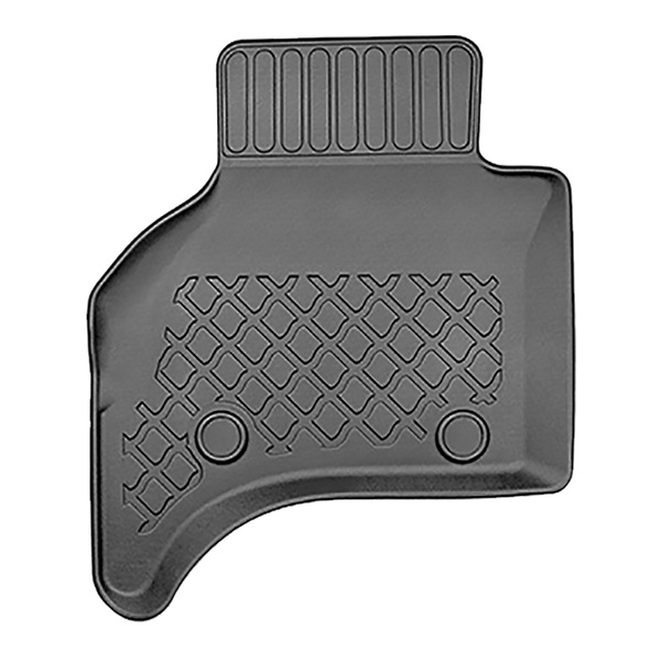 Tapis de sol en TPE adapté pour Land Rover Defender 110 (L663) SUV (01.2020-....) - tapis de voiture - noir