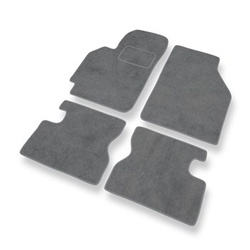 Tapis de Sol Velours adapté pour Honda HR-V SUV (1999-2006) 3 portes - Premium tapis de voiture - gris