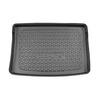 Tapis de coffre adapté pour Skoda Kamiq SUV (09.2019-....) - bac de coffre - protection de coffre voiture - coffre supérieur; avec plancher multi-fonctions en la position la plus haute; aussi pour la version G-Tec