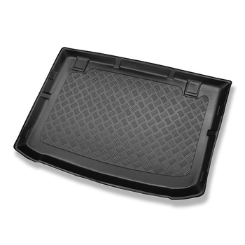 Tapis de coffre adapté pour Hyundai ix20 Monospace (05.2010-07.2019) - bac de coffre - protection de coffre voiture - coffre inférieur