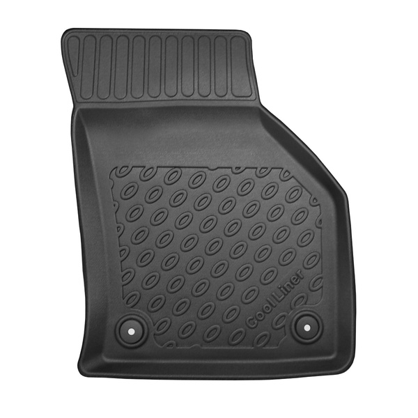 Tapis de sol en TPE adapté pour Seat Leon III Sportstourer (01.2014-....) - tapis de voiture - noir