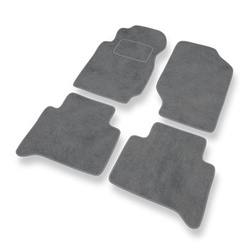 Tapis de Sol Velours adapté pour Kia Sportage I SUV (1993-2004) - Premium tapis de voiture - gris