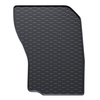 Tapis de sol en caoutchouc adapté pour Citroen C4 Aircross SUV (2012-2014) - tapis de voiture - noir - 4 pcs.