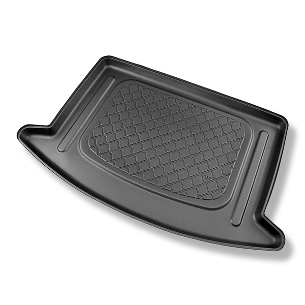 Tapis de coffre adapté pour Ssangyong Korando IV C300 SUV (09.2019-2025) - bac de coffre - protection de coffre voiture - coffre inférieur (sans / sous le plancher multi-fonctions)