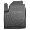 Tapis de sol en TPE adapté pour Seat Alhambra I Van (1995-08.2010) - 5 ou 7 sièges; sans la troisième rangée de sièges - tapis de voiture - noir