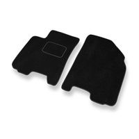 Tapis de Sol Velours adapté pour Daewoo Kalos (2002-2011) - Premium tapis de voiture - noir