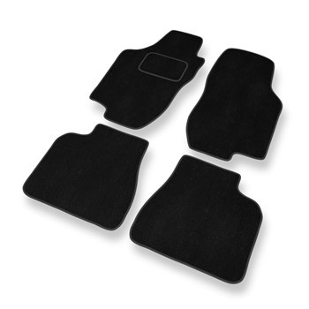 Tapis de Sol Velours adapté pour Lancia Lybra I (1999-2006) - Premium tapis de voiture - noir