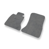 Tapis de Sol Velours adapté pour BMW 7 V F01/F02 Berline (2008-2015) - Premium tapis de voiture - gris