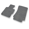 Tapis de Sol Velours adapté pour BMW Z3 I E36 Coupé, Roadster (1995-2003) - Premium tapis de voiture - gris