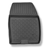 Tapis de sol en TPE adapté pour Ford Tourneo Courier Van (06.2014-....) - 5 sièges - tapis de voiture - noir