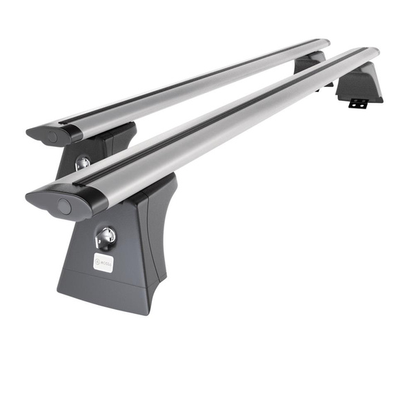 Barres de toit en aluminium adapté pour Suzuki Across SUV (2021-....) - Porte-Bagages de Voiture argent - rails intégrés