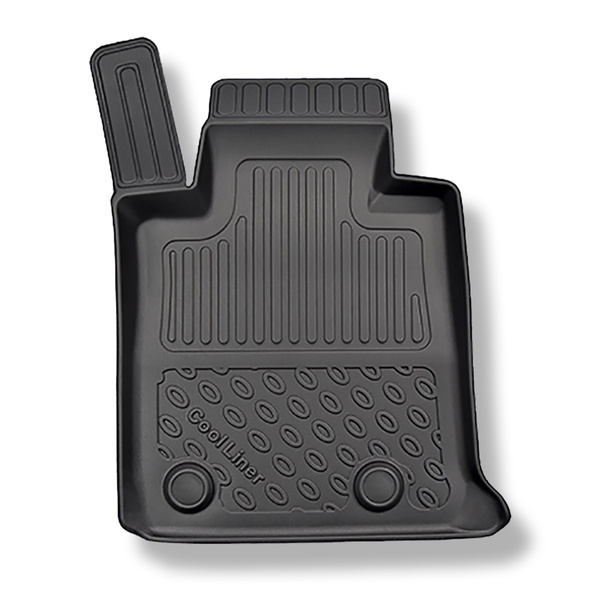Tapis de sol en TPE adapté pour BMW 1 F21 Hayon (09.2012-06.2019) - tapis de voiture - noir