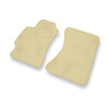 Tapis de Sol Velours adapté pour Subaru Baja I Pick-Up (2002-2006) - Premium tapis de voiture - beige