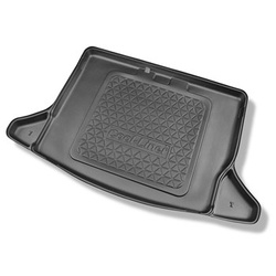 Tapis de coffre adapté pour Kia Niro Crossover (08.2016-05.2022) - bac de coffre - protection de coffre voiture - coffre inférieur (sans rangement); cavité droite et gauche amovible dans les modèles avec batteries et / ou subwoofer
