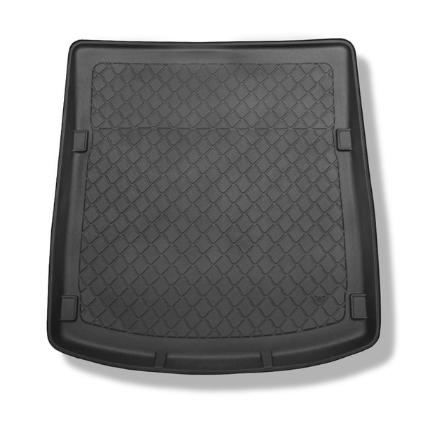 Tapis de coffre adapté pour Audi A6 C7 Berline (03.2011-05.2018) - bac de coffre - protection de coffre voiture - aussi pour la version Quattro