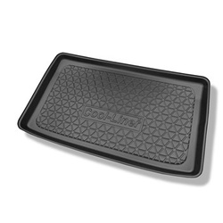Tapis de coffre adapté pour Ford B-MAX Monospace (09.2012-11.2017) - bac de coffre - protection de coffre voiture - coffre inférieur (plancher double amovible en position basse ou retiré du coffre)