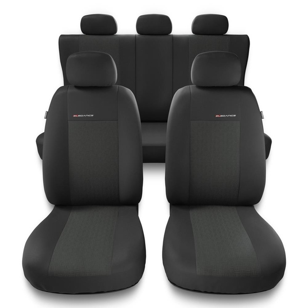 Housses de siège adaptées pour Citroen C4 I, II (2004-2017) - housse siege voiture universelles - couverture siege - UNE-1