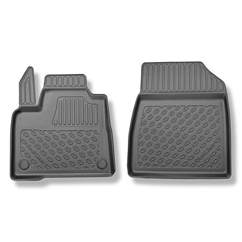 Tapis de sol en TPE adapté pour Mercedes-Benz Citan W420 Van, Tourer (10.2021-....) - empattement court et long - tapis de voiture - noir