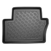 Tapis de sol en TPE adapté pour Opel Zafira B Monospace (12.2015-10.2022) - 5 ou 7 sièges; sans la troisième rangée de sièges - tapis de voiture - noir