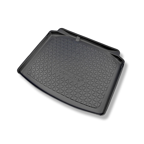Tapis de coffre adapté pour Skoda Scala Hayon (04.2019-....) - bac de coffre - protection de coffre voiture - coffre inférieur (sans plancher multi-fonctions)