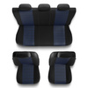 Housses de siège adaptées pour Citroen C6 (2005-2012) - housse siege voiture universelles - couverture siege - PF-BL