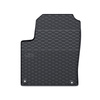 Tapis de sol en caoutchouc adapté pour Volkswagen Sharan I Van (1995-2010) - tapis de voiture - noir - 4 pcs.